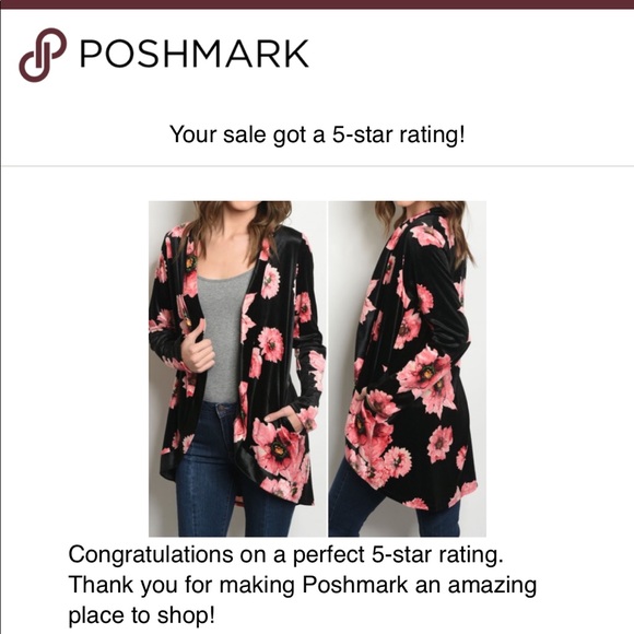 LAST 1! SATEEN VELVET FLORAL CARDIGAN with pockets - Picture 4 of 6